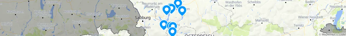 Map view for Pharmacies emergency services nearby Steinbach am Attersee (Vöcklabruck, Oberösterreich)